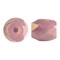 Baros Par Puca®, Czech glass bead, Opaque Mix Violet/Gold Ceramic Look, 10 grams